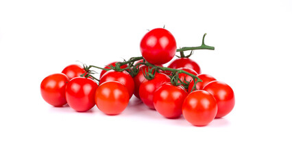 Close up of cherry tomatoes bunch.