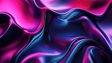 Obraz premium Abstract Swirling Pattern of Vibrant Pink and Blue Hues