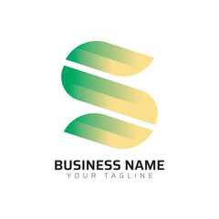 S Premium Gradient Letter Logo