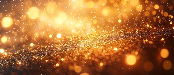 Fototapeta premium A magical Christmas-themed image with shimmering bokeh lights, perfect for holiday greetings, event promotions, and festive décor. Ideal for invitations and social media.