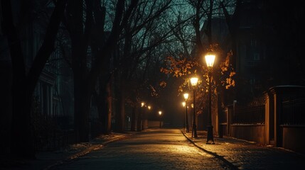 Night Street Scene