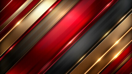 Fototapeta premium Luxury Elegant Red and Golden Background 