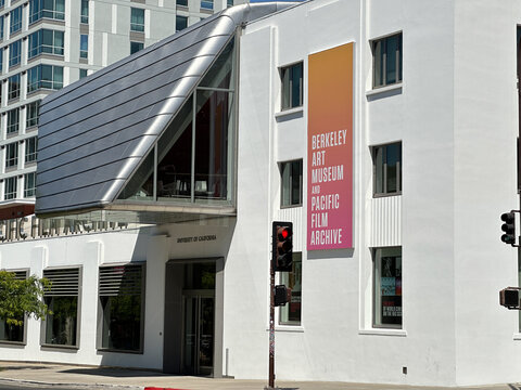 Berkeley Art Museum and Pacific Film Archive building on UCB campus.