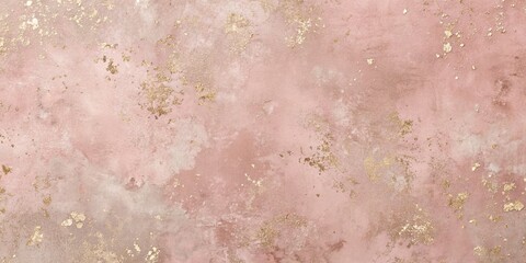 Obraz premium A Soft Pink Abstract Background with Delicate Flecks of Gold