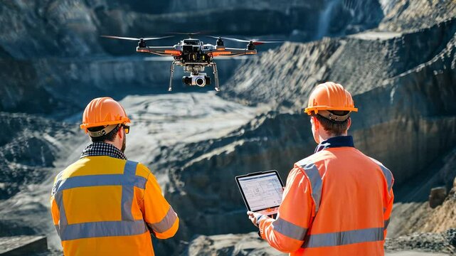 Drone Inspection in a Quarry