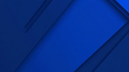 A minimalist blue abstract background with geometric shapes for design purposes.