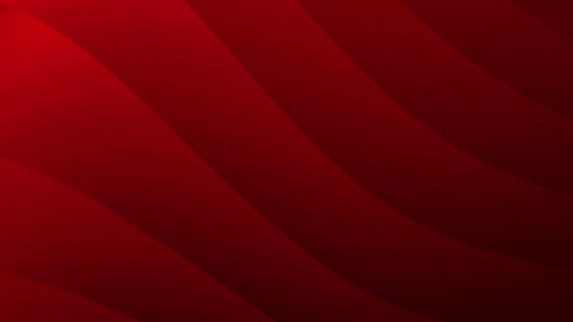 Abstract Red Waves Animation Background