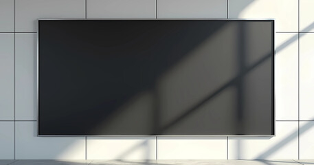 lcd tv on a wall