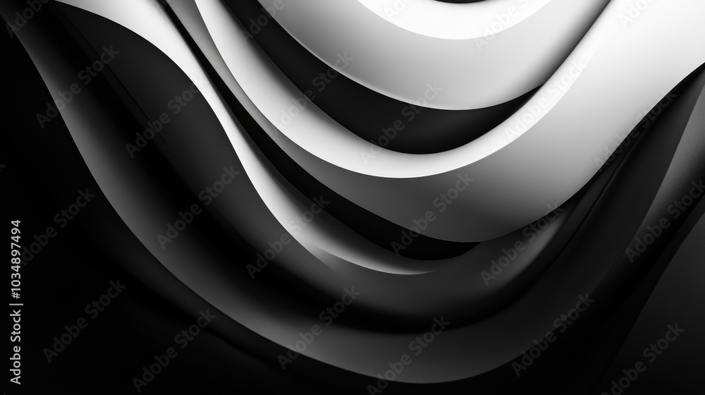 Poster abstract background featuring a gradient transition between black and white hues