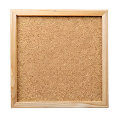 cork board isolated on transparent background