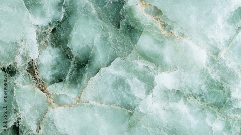 Poster light green marble texture background with a close up view of the surface