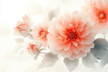 Fototapeta premium Delicate Floral Blossom Arrangement