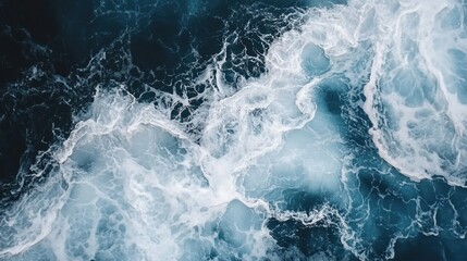 Fototapeta premium Ethereal abstract ocean artwork blending elements of marble and agate, with fluid colors and textures