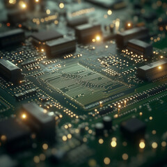 Obraz premium electronic circuit board