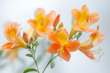 Delicate Orange Floral Arrangement