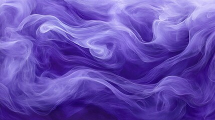 Obraz premium Mesmerizing purple smoke trail artwork with an ethereal, glowing haze and soft flow of textures in a captivating abstract