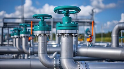 Natural gas facility, clean piping systems, modern design, Fuel Processing Technology 