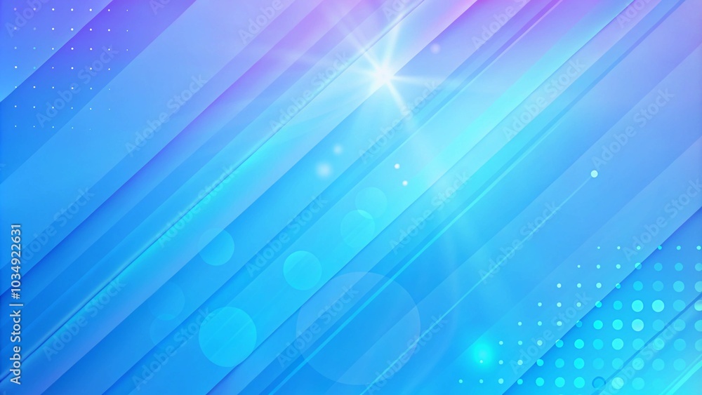 Poster Abstract sunlight background with sky lights rays effects purple and blue gradient background. Abstract dark blue purple gradient background with diagonal geometric shape and line.