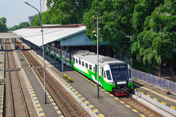 Naklejka premium スラバヤの中心駅であるスラバヤグブン駅