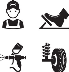 Car Maintenance vector design 