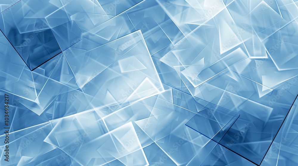 Poster abstract background with layered translucent rectangles