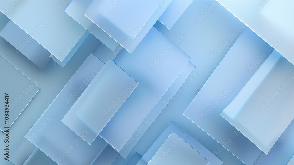 Poster abstract background with layered translucent rectangles