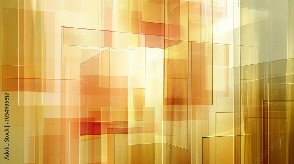 Poster abstract background with Layered translucent rectangles 