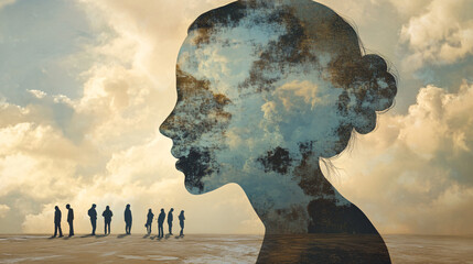 An inspiring visual showing the impact of mental health programs.