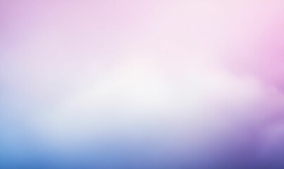 Fototapeta premium Soft, blurred gradient background in blue, white, and pink.