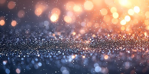 An enchanting white and silver glitter bokeh background perfect for Christmas invitations, holiday cards, or winter-themed designs.