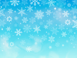  雪の結晶の背景