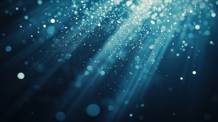 Fototapeta premium Abstract Blue Light Rays