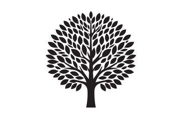 tree isolated on white
