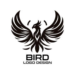 Naklejka premium Bird Vector Logo Design
