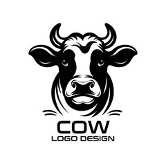 Cow Vector Logo Design