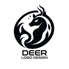 Deer Vector Logo Design