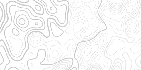 Topographic map seamless pattern isolated on gray background. Vector illustration.