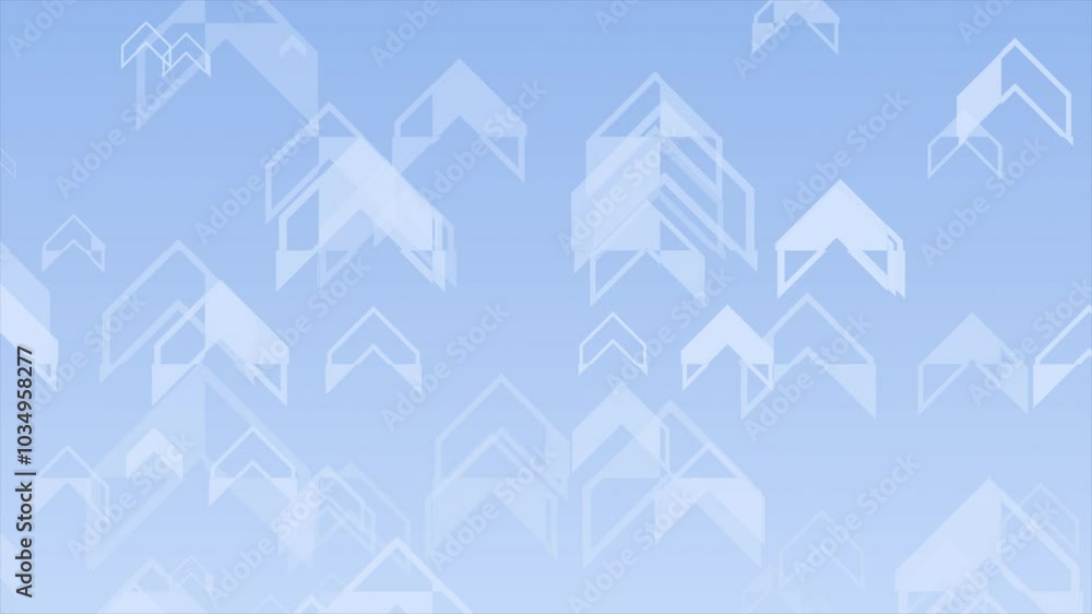 Poster royal blue color arrow shapes element moving upward with check pattern modern design geometrical bac