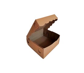 Snack box isolated on white background 
