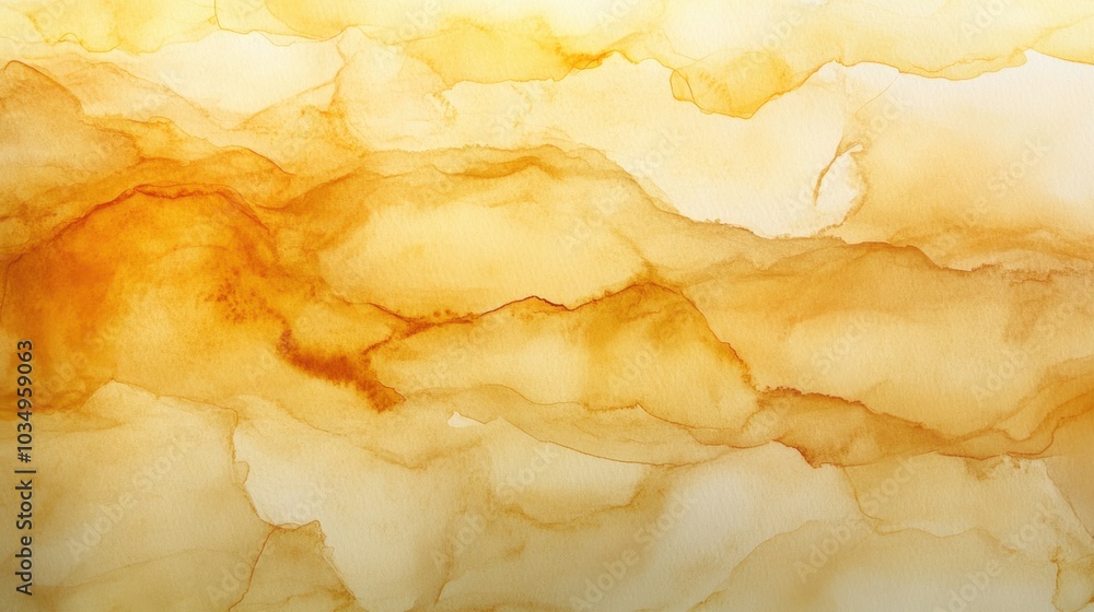 Poster tantalizing abstract watercolor background in soft tan gradient, blending warm tones for a smooth an