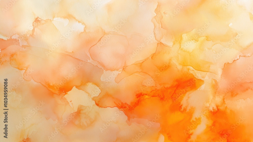 Poster tantalizing abstract watercolor background in soft tan gradient, blending warm tones for a smooth an