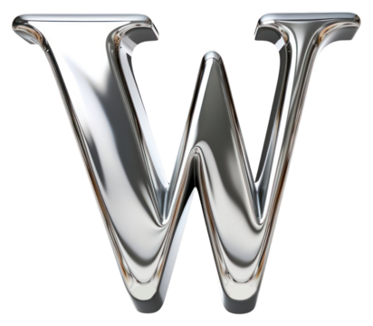 PNG Alphabet W shape text logo number.