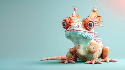 Cute Fantasy Dragon Lizard