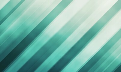 Obraz premium Abstract background with teal and white stripes.