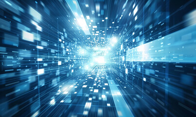 abstract blue background with rays