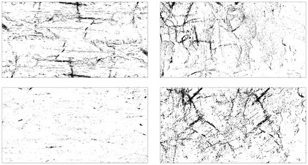 Vintage grunge background with dirty edges and scratches. Distressed paper with old, worn overlay effect. Vector grunge overlay. 