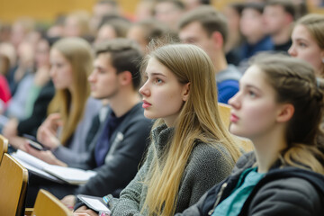 Obraz premium Conference_and_Presentation._Audience