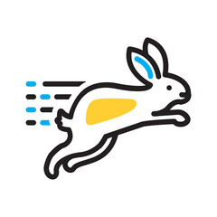 Vector multicolor icon for Quick