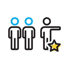 Vector multicolor icon for Lead