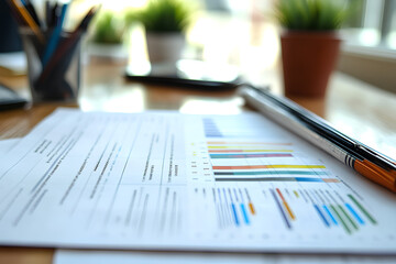 Business plan with a detailed action plan and timeline, structured company goals